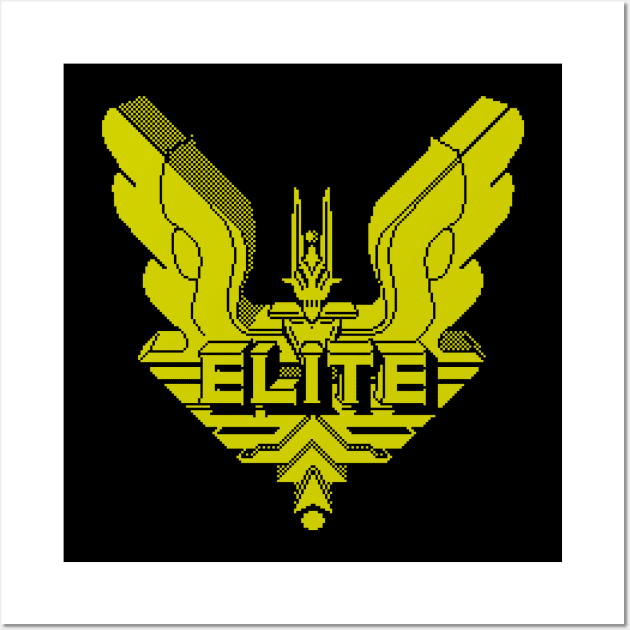 Elite 8 Bit Game Art Wall Art by 8 Fists of Tees